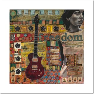 Freedom Guitar Posters and Art